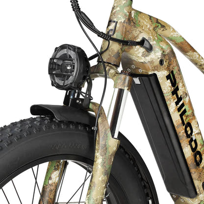 PHILODO Falcon Step-Over Camo headlight and front suspension