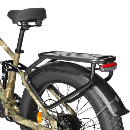 PHILODO Falcon Step-Over rear rack, saddle and rear light