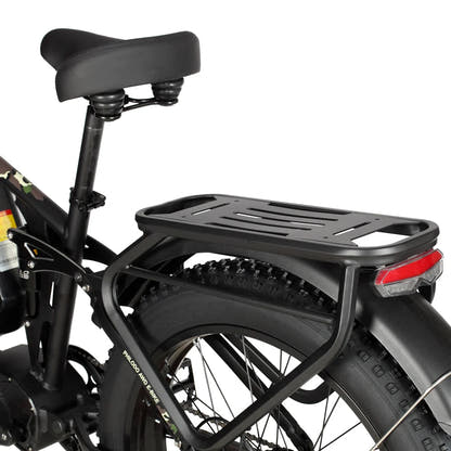 PHILODO Forester rear rack, saddle and rear light