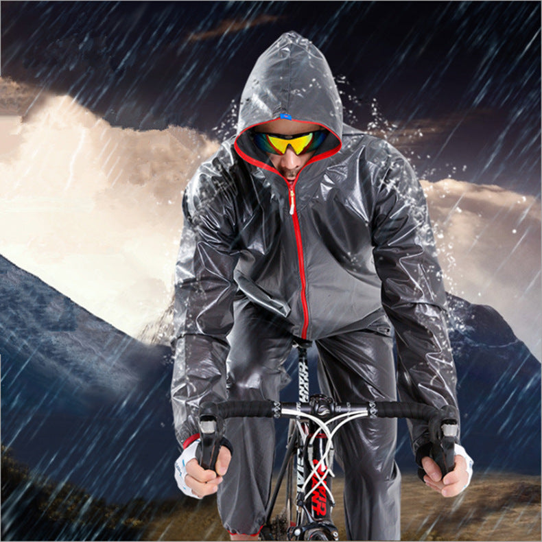 Cycling Rain Jacket and Trousers Set