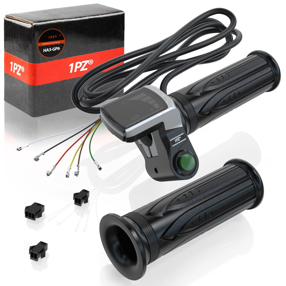 36 V Twist Throttle and Grip Set with Display
