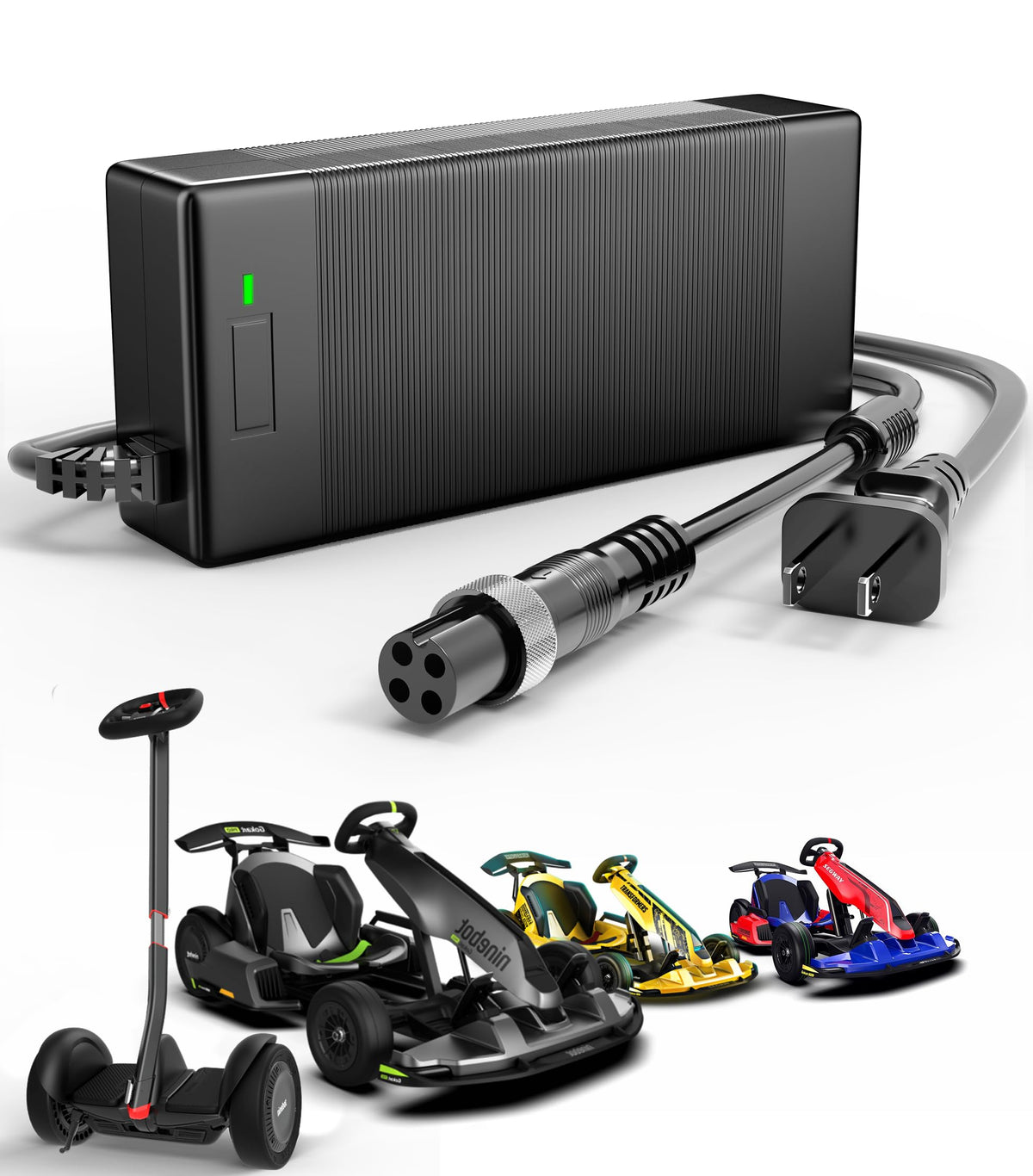63 V 2 A Scooter Charger — Four-Prong Connector