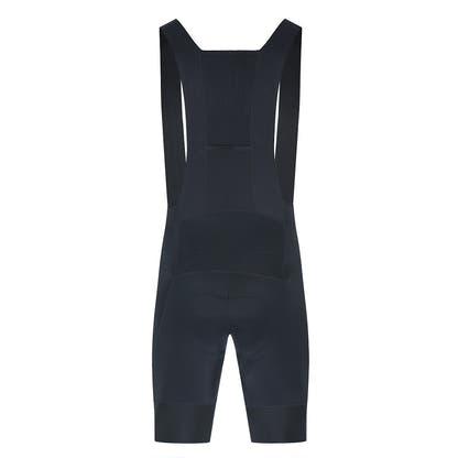 Black cycling bib shorts, rear view