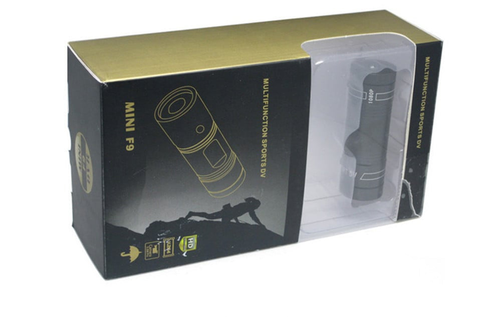 Mini F9 cycling camera supplier packaging