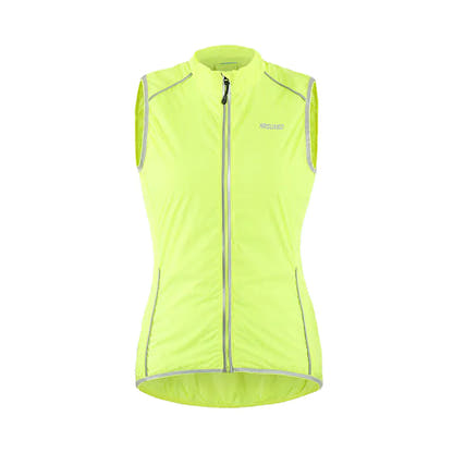 Green sleeveless cycling gilet — exact M-size supplier reference