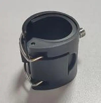 Bicycle handlebar camera mount fitting: Small lock catch