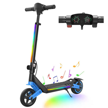 iScooter K6 foldable kids electric scooter in Blue