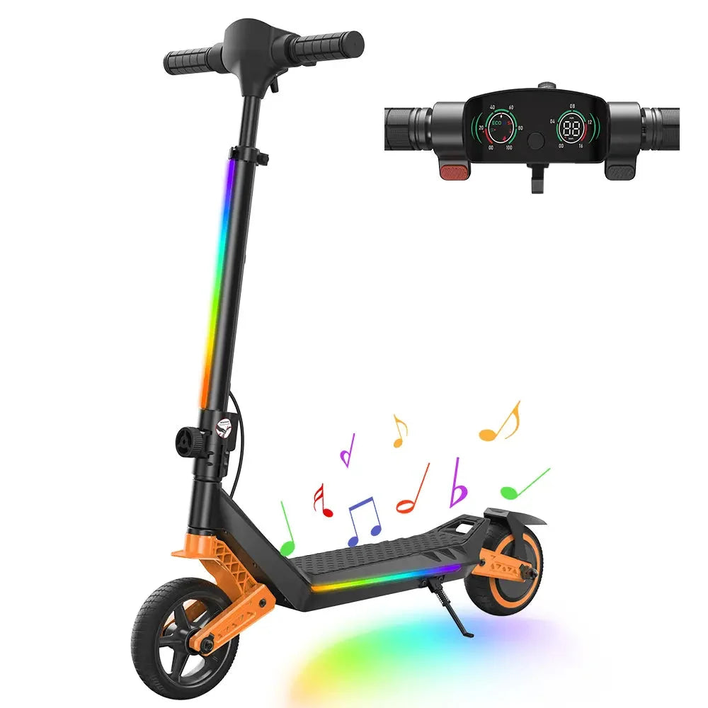 iScooter K6 foldable kids electric scooter in Orange