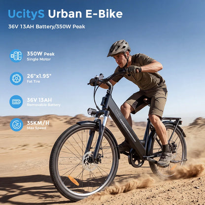 iScooter UcityS Electric Bike – product detail