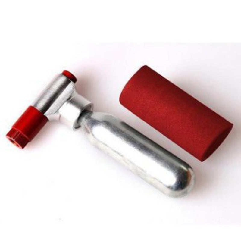 Red CO2 Bicycle Inflator Head