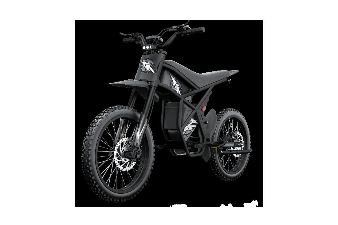Riding Times GT73 electric dirt bike front three-quarter view