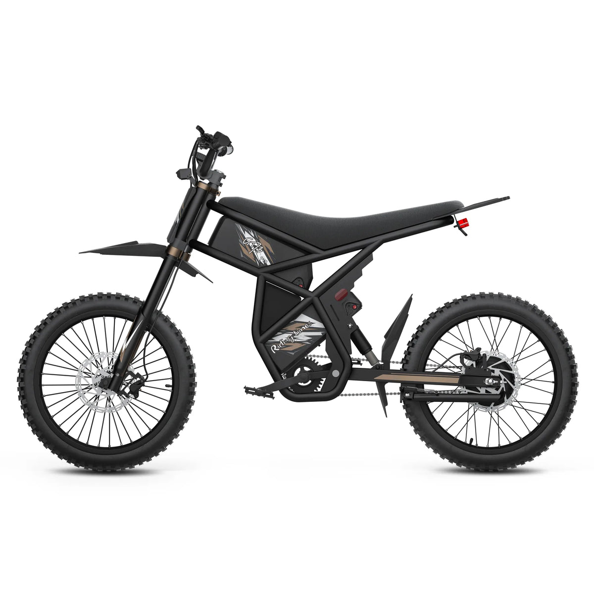 Riding Times GT73 electric dirt bike full side profile