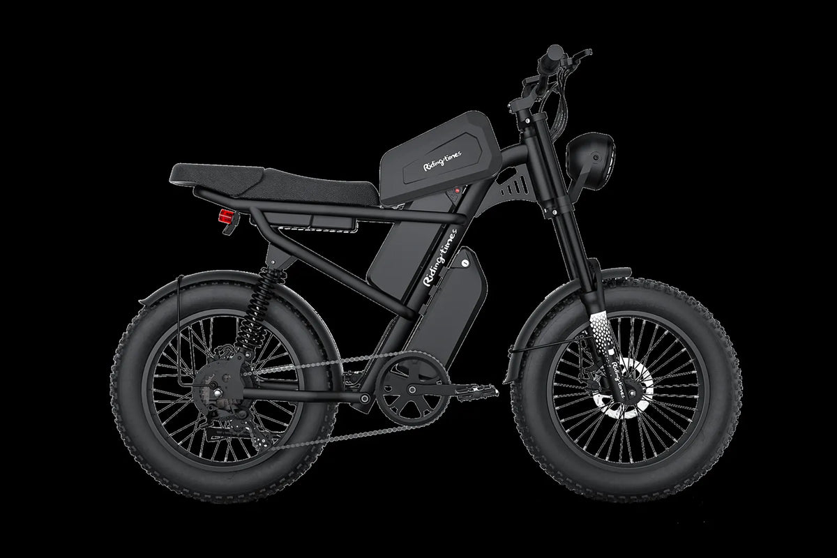 Riding Times Z8 Pro dual-battery fat tire electric bike side view