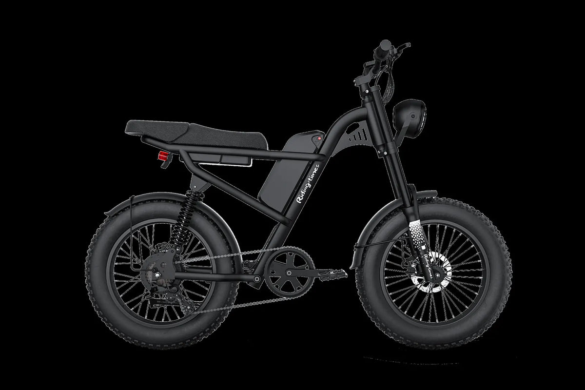 Riding Times Z8 Pro Class 3 electric bike front three-quarter view
