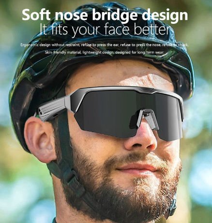 Shield-Lens Cycling Glasses
