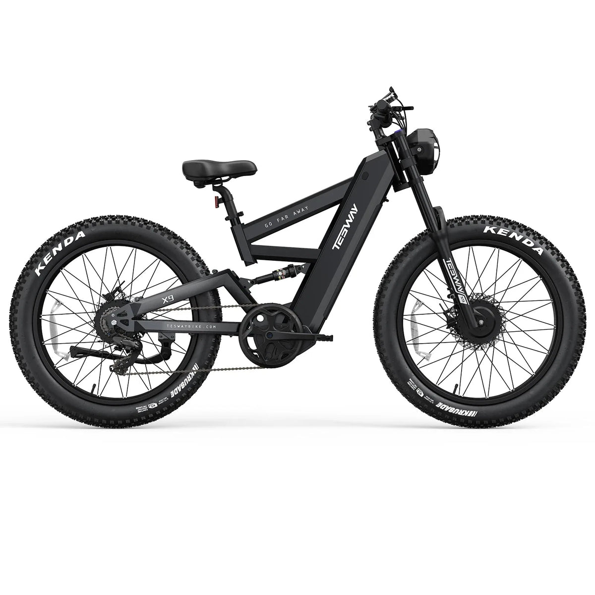 TESWAY X9 Ultra electric bike frame detail