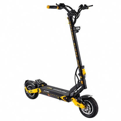 TEVERUN blade mini ultra bosch Yellow and Black scooter on white