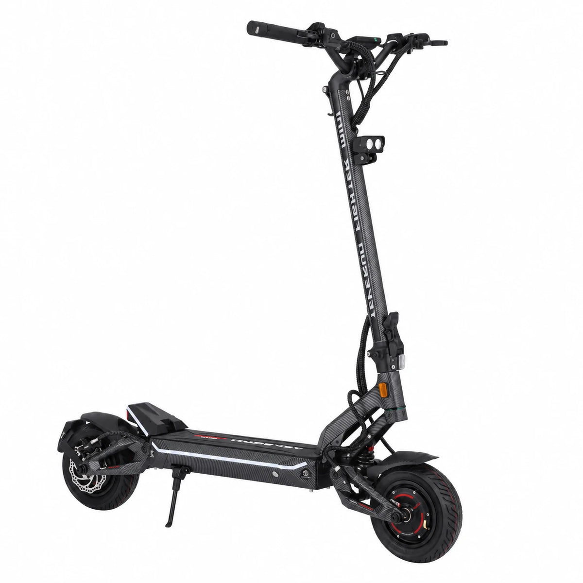 TEVERUN fighter mini pro 2026 Black scooter on white