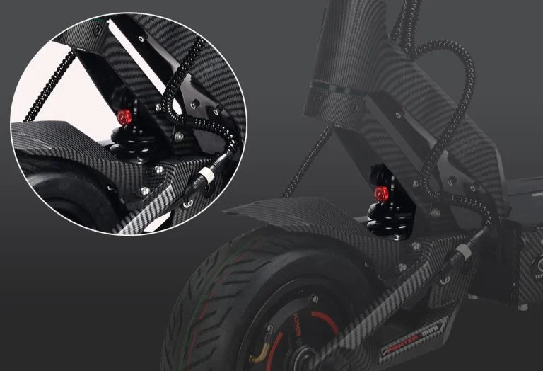 TEVERUN fighter mini pro 2026 suspension detail