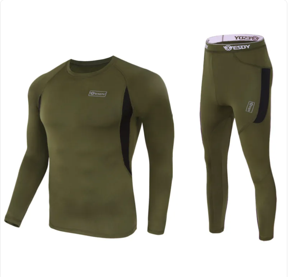 Thermal Long-Sleeve Base Layer Set