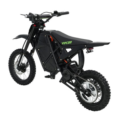 VIPCOO H3 electric dirt bike frame and battery