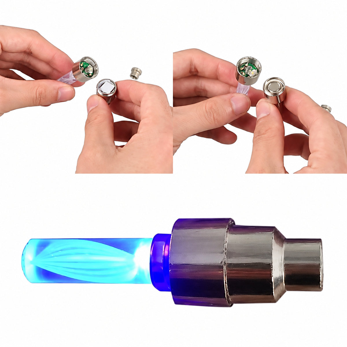 Colorful Bicycle Valve Light and Tire Wheel Light