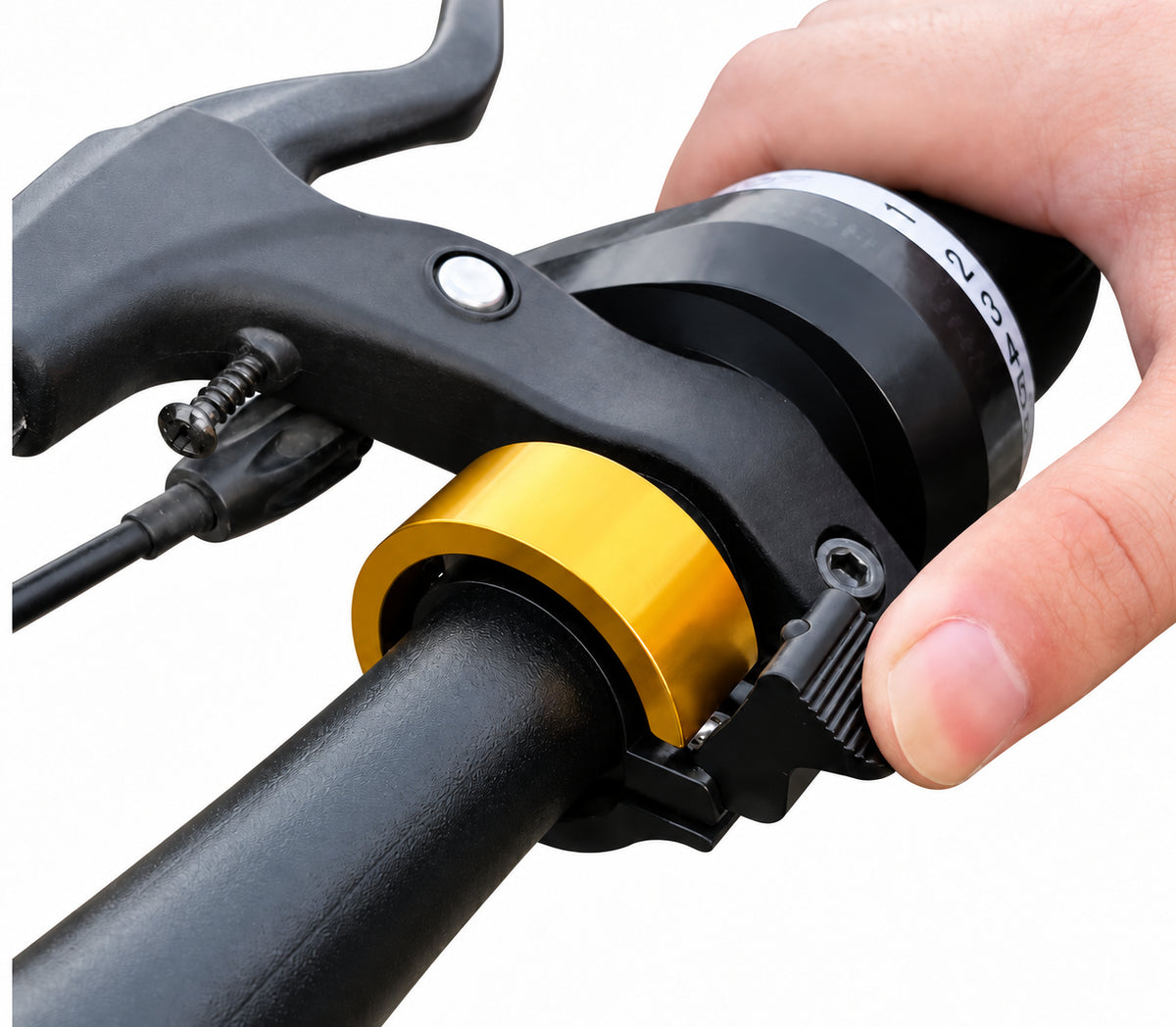 Aluminum Alloy Hidden Bicycle Bell for Mountain Bikes