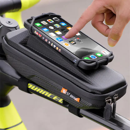 Multifunctional Hard Shell Bicycle Top Tube Bag