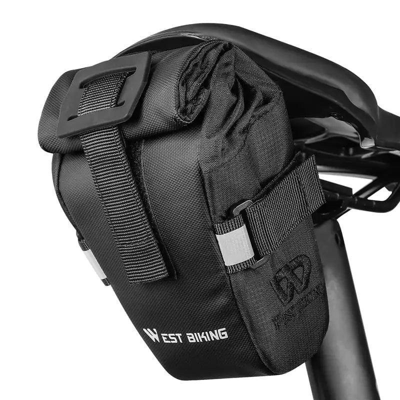 Black folding bicycle saddle bag — source 2666068