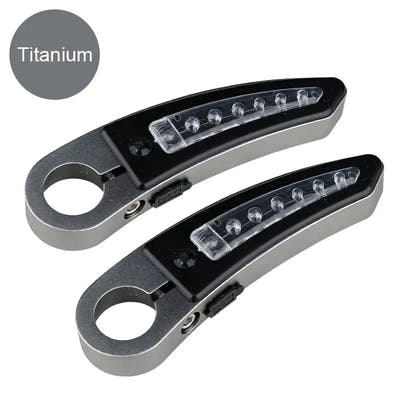 Bicycle Rubber Handle Sleeve with Charging Lamp