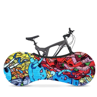 Bicycle wheel dust cover, supplier 4style; bicycle illustrates coverage
