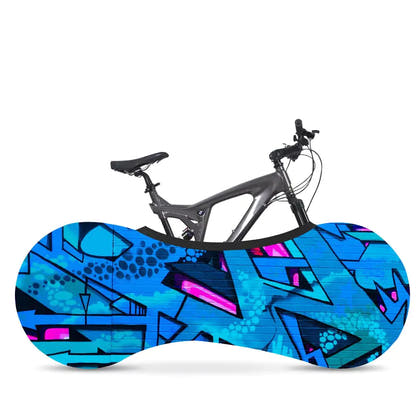 Bicycle wheel dust cover, supplier 6style; bicycle illustrates coverage