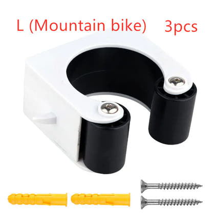Bicycle parking buckle, supplier Black / Mountain bike / 3pcs; pack label shown, full fixing quantity unverified