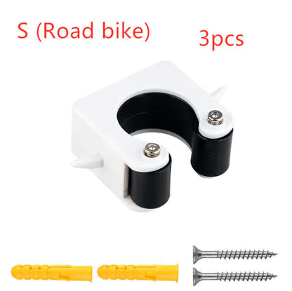 Bicycle parking buckle, supplier Black / Road bike / 3pcs; pack label shown, full fixing quantity unverified