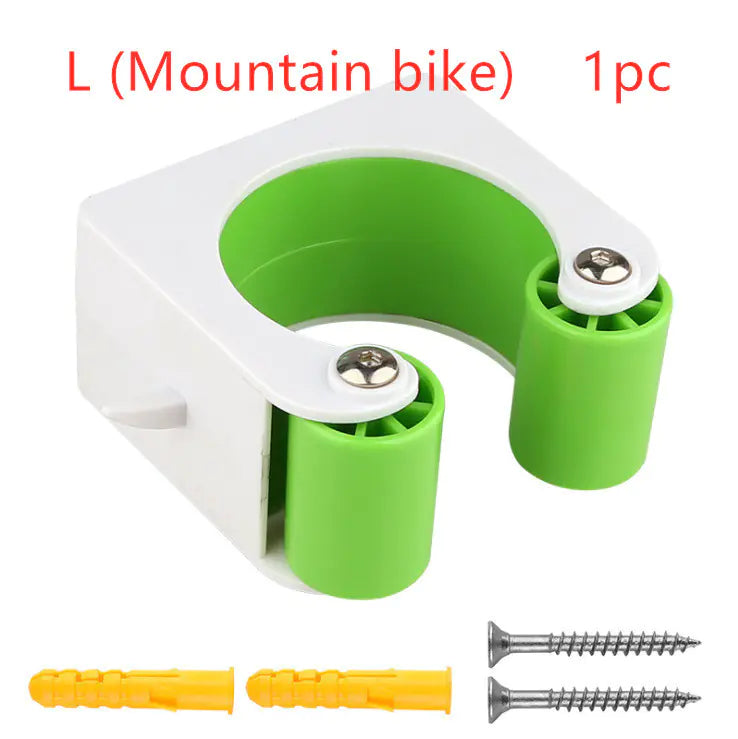 Bicycle parking buckle, supplier Green / Mountain bike / 1pc; pack label shown, full fixing quantity unverified