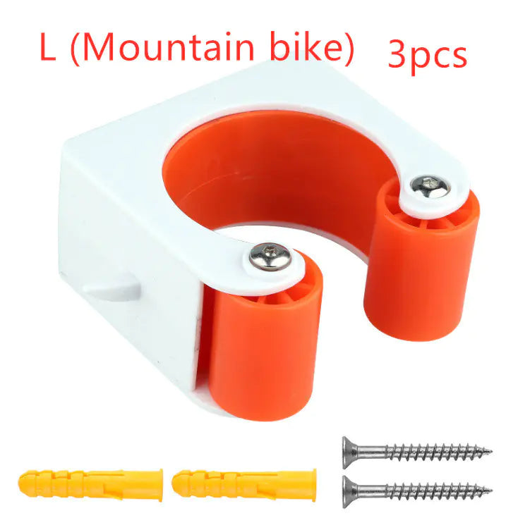 Bicycle parking buckle, supplier Red / Mountain bike / 3pcs; pack label shown, full fixing quantity unverified