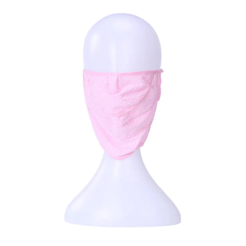 Pink Dot cycling face cover