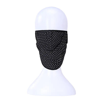 Black Dot cycling face cover