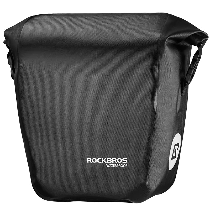 Black rear-rack bicycle pannier bag — source 2848909