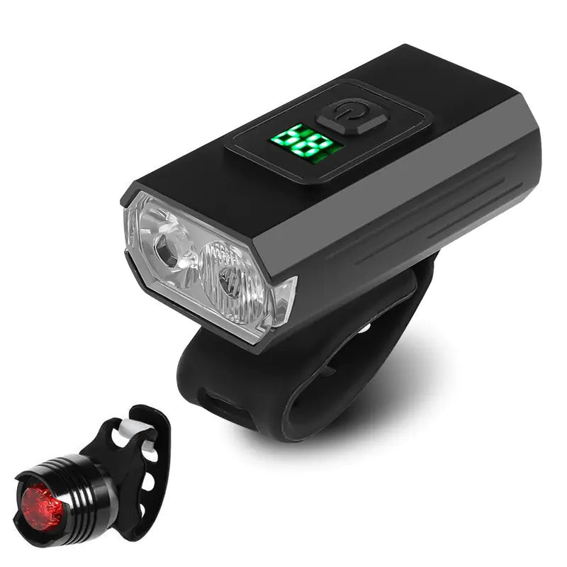 Z-03C digital display bicycle headlight S01 tail light