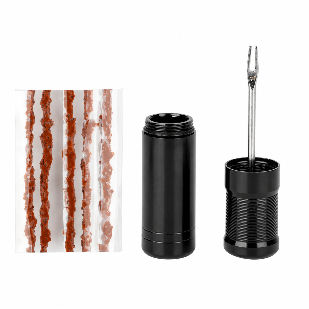 Portable Bicycle Tire Repair Tool with Rubber Strips