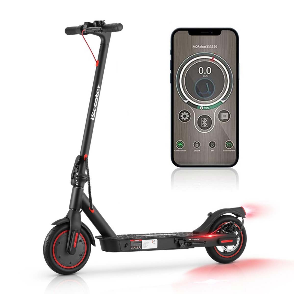 iScooter Electric Scooter:i9 Foldable eScooter, Max 25KPH, 30KM Range, Suitable for Adults and Children -